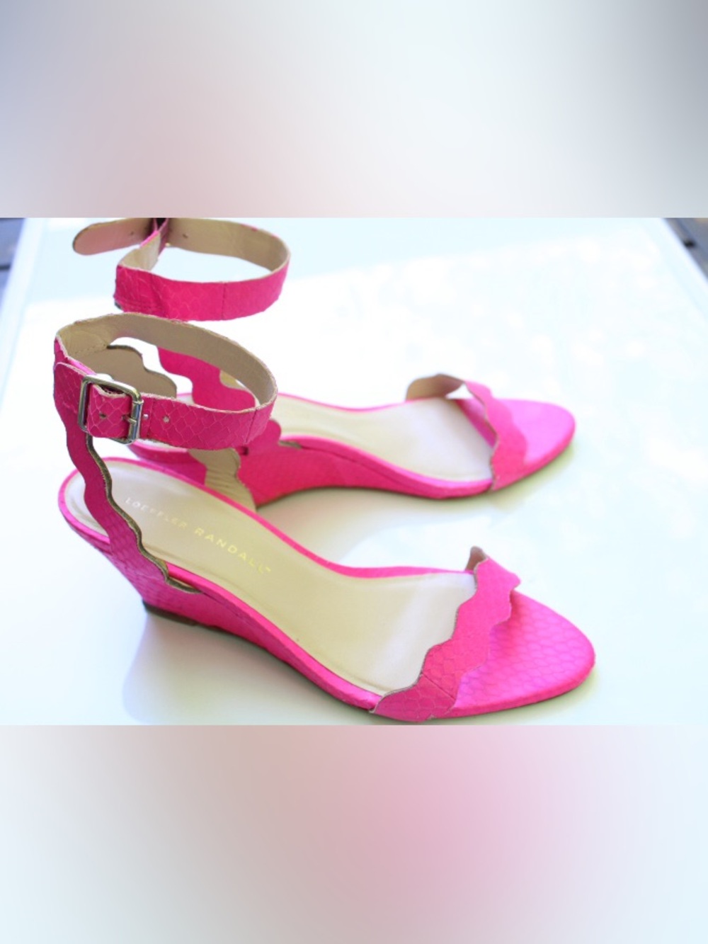 Loeffler Randal wedge sandals